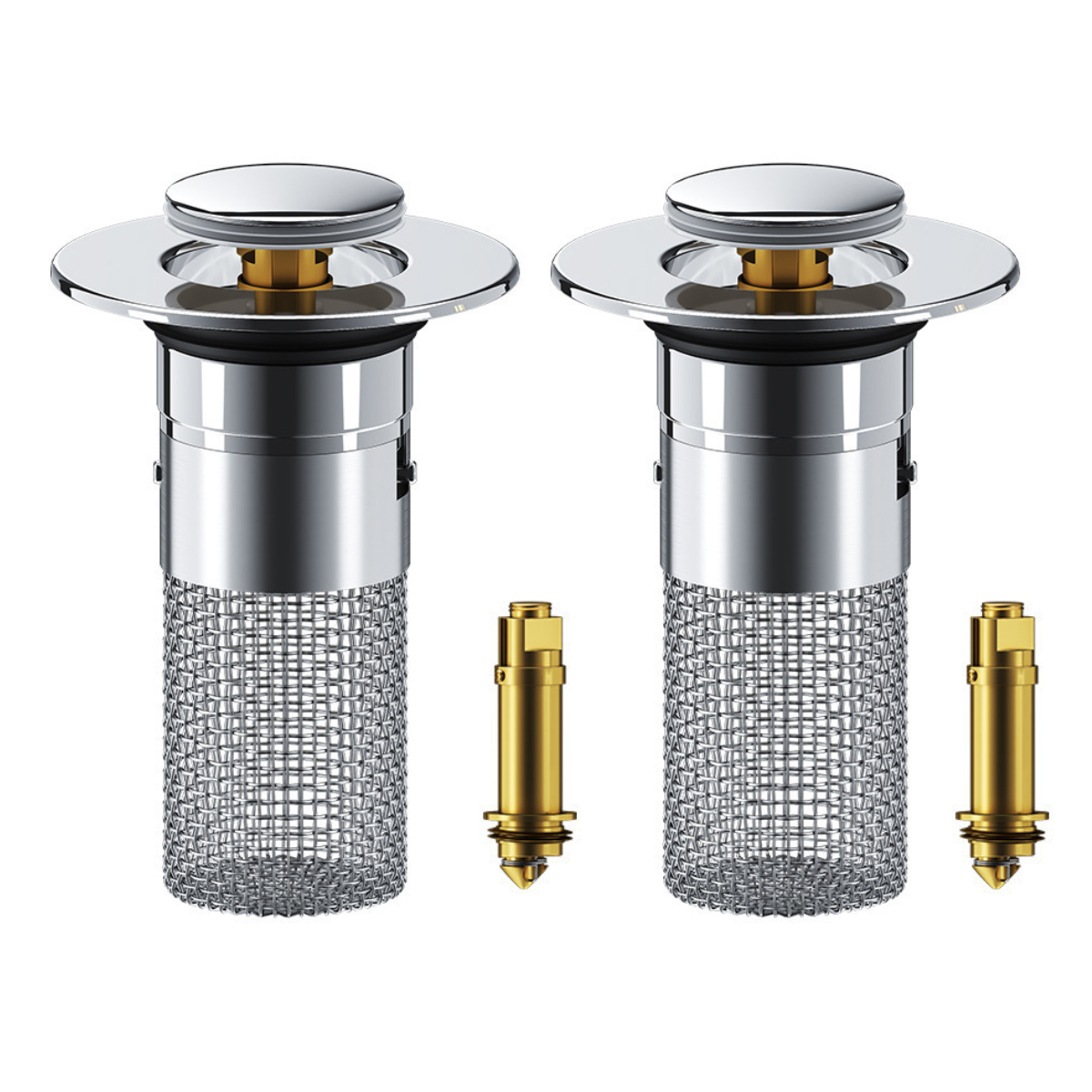 Universeller Spülbeckenablaufstopfen Mit Herausnehmbarem Filter, 34–40 Mm, Pop-up-abflussstopfen Für Spüle, Badewanne, Küche, Badezimmer