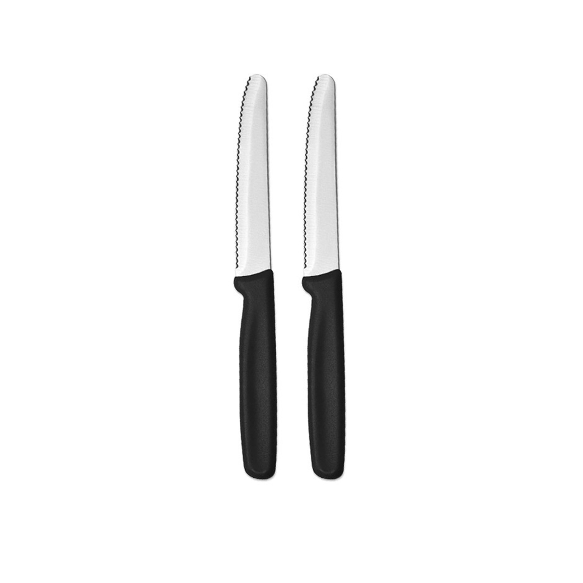 Steakmesser Mit Pp-griff Und Wellenschliffklinge, Geeignet Für Restaurants Und Hotels, Auch Als Brot- Oder Toastmesser Verwendbar. Schwarz 2