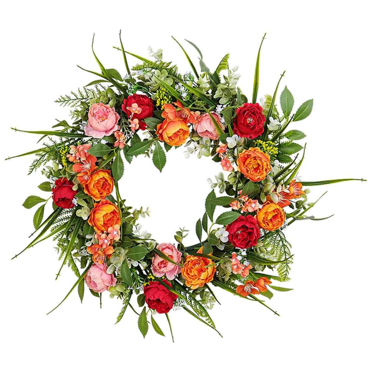 Künstlicher Blumenkranz 45 Cm Frühlings-valentinstag-hochzeitsstrauß - Künstlicher Blumenkranz 45 Cm Frühlings-valentinstag-hochzeitsstrauß