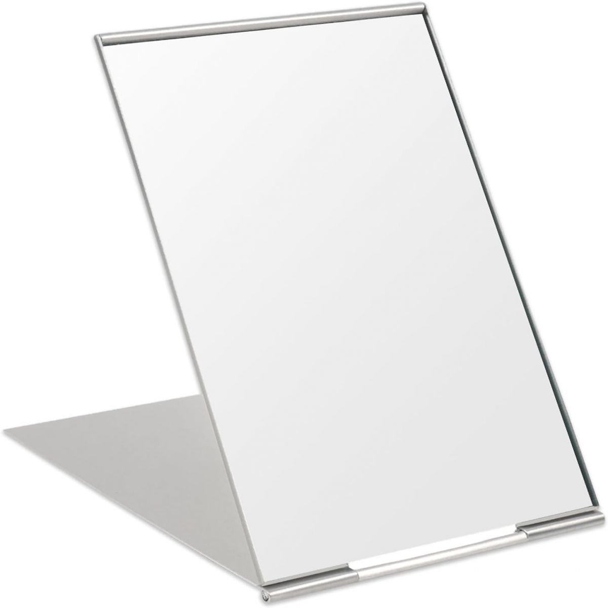 Super Hd 15×10 Cm Spiegel Mit Klappbarem Ständer, Ultradünn Und Robust, Tragbar Für Reisen Oder Tischnutzung