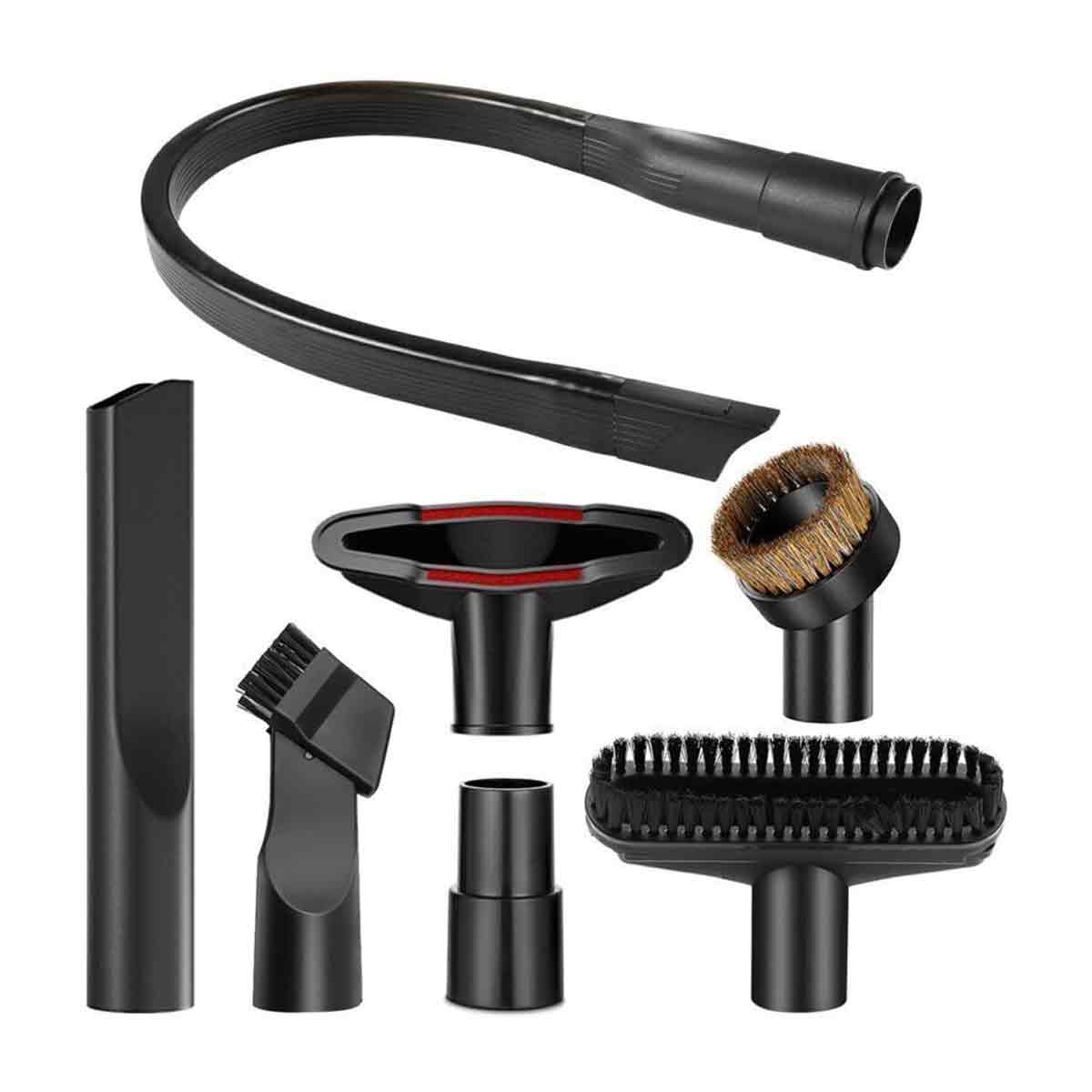 Universelles Staubsauger-zubehörset – 7-teilig – Inklusive 58 Cm Flexibler Fugendüse – 32–35 Mm Anschluss