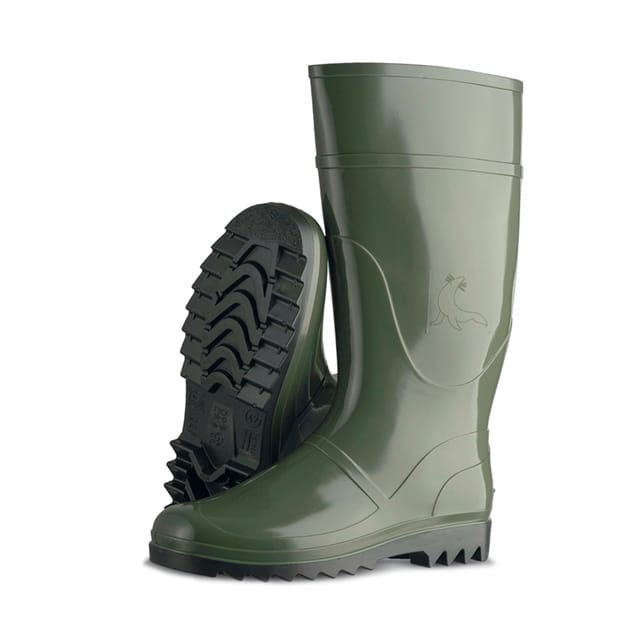 Stiefel deWasserstiefel olivgrün hoher Stock Größe 46