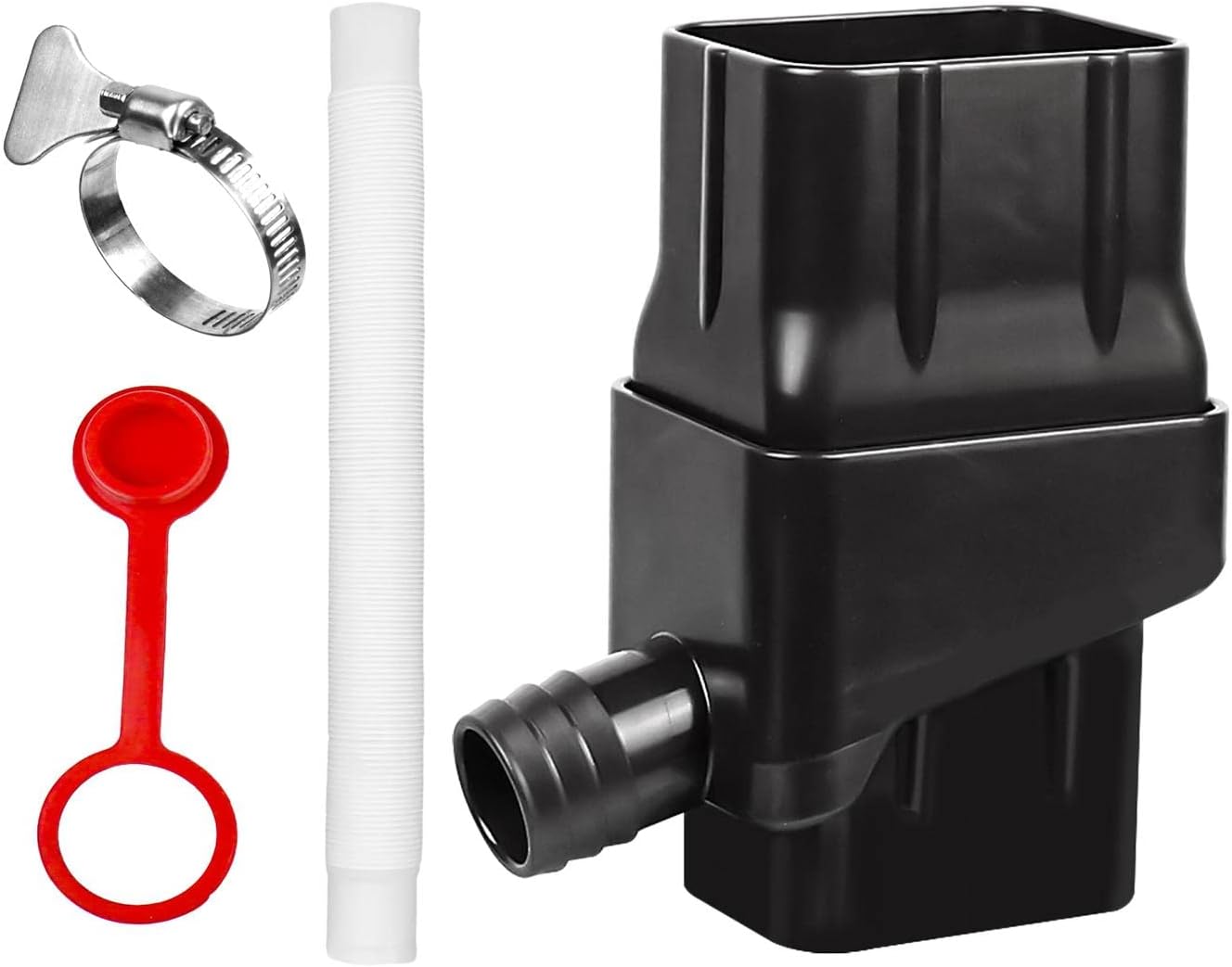 Regenwassersammelsystem, Regenwassersammler, Umleitung, Regenwasserumleitung Mit Regentonnen-umleitungsrohr