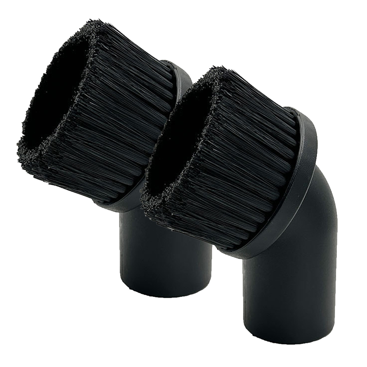 Set Aus Runder Bürste Und Flachdüse Für Industriesauger, Innendurchmesser 44 Mm