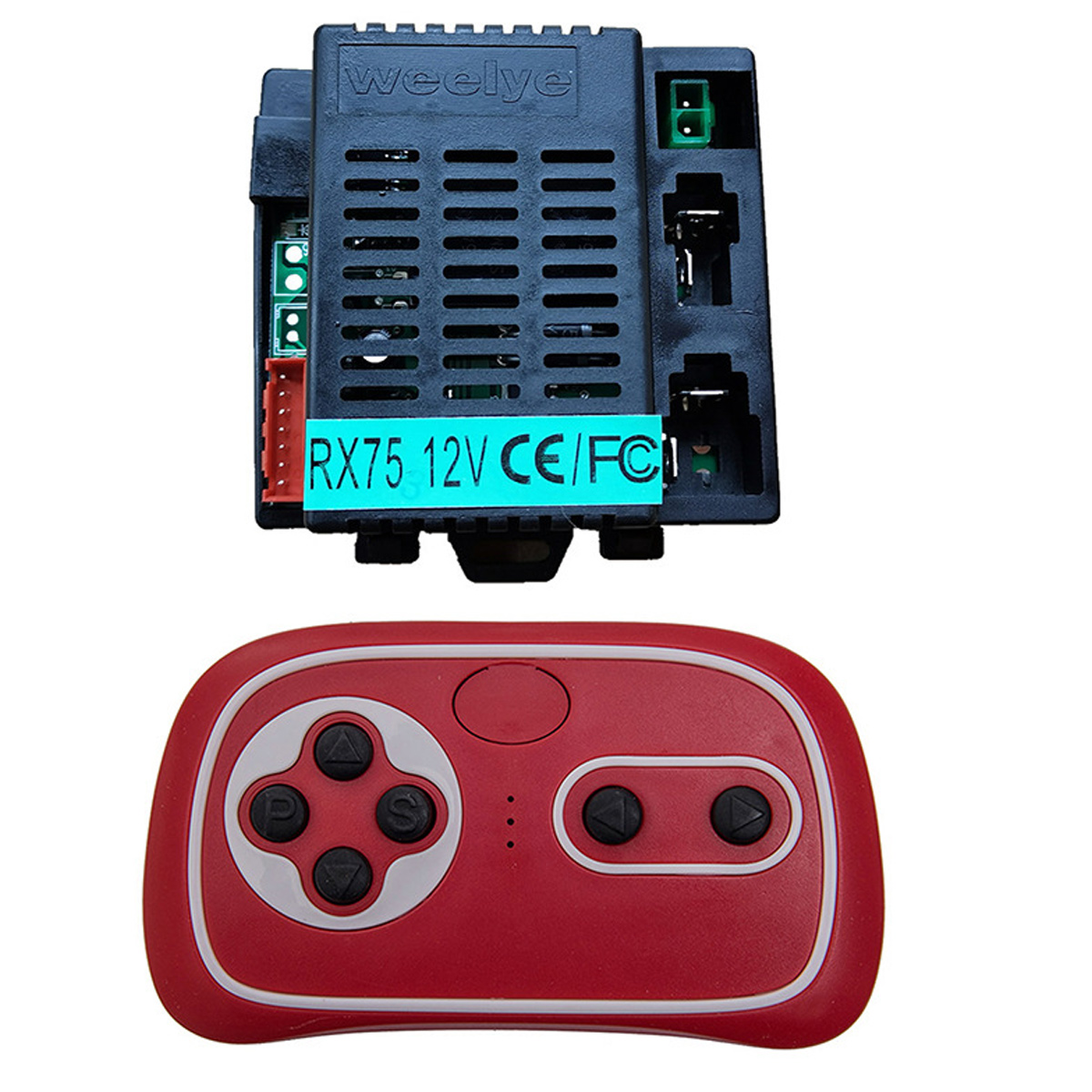 Weelye Steuereinheit Mit Empfänger Und Fernbedienung Für Das 12v-kinder-elektroauto Rx75 Und Rc