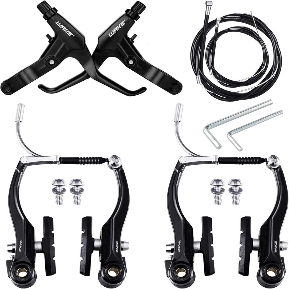 Komplettes Universelles Fahrradbremsenset, Inklusive Vorder- Und Hinterradbremse Für Mountainbikes, Innen- Und Außenbremszüge Und