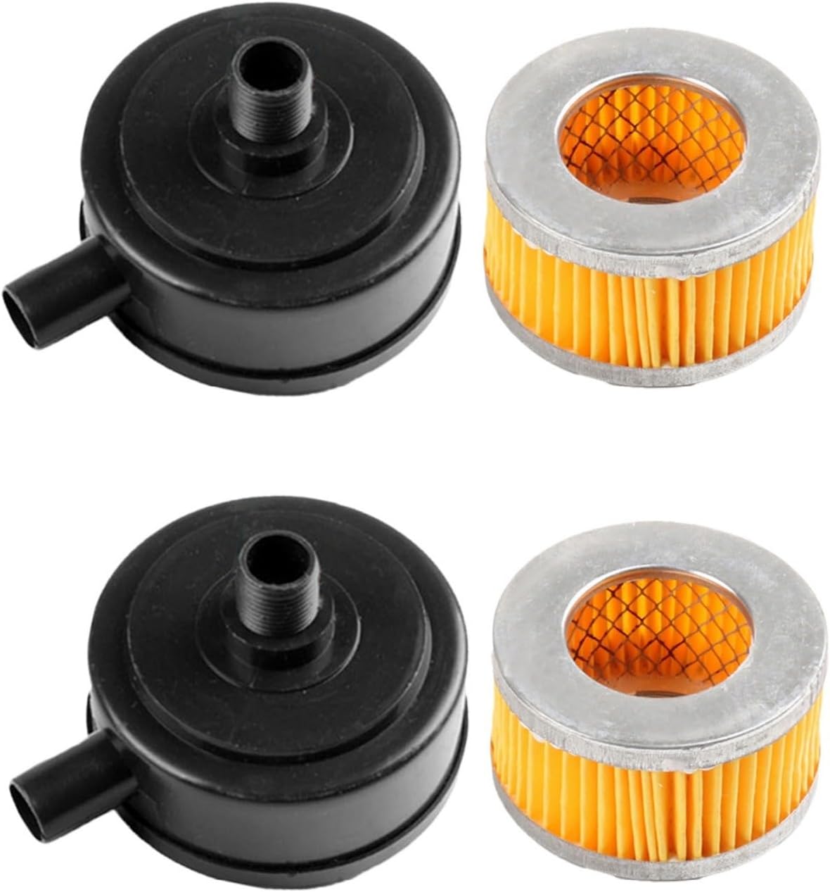 Set Aus 2 Zubehörteilen: Luftfilter Und Förderband, 20 Mm Kunststoffgehäuse Mit Griff.