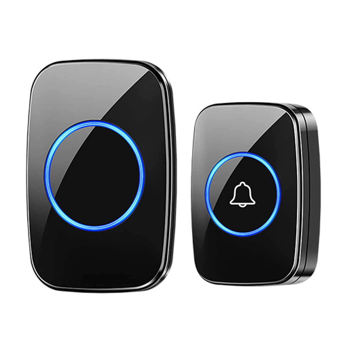 Doorstop Ding Dong Drahtlose Elektronische Türklingel Mit Großer Reichweite Und Fernbedienung (2 + 3 Empfänger)