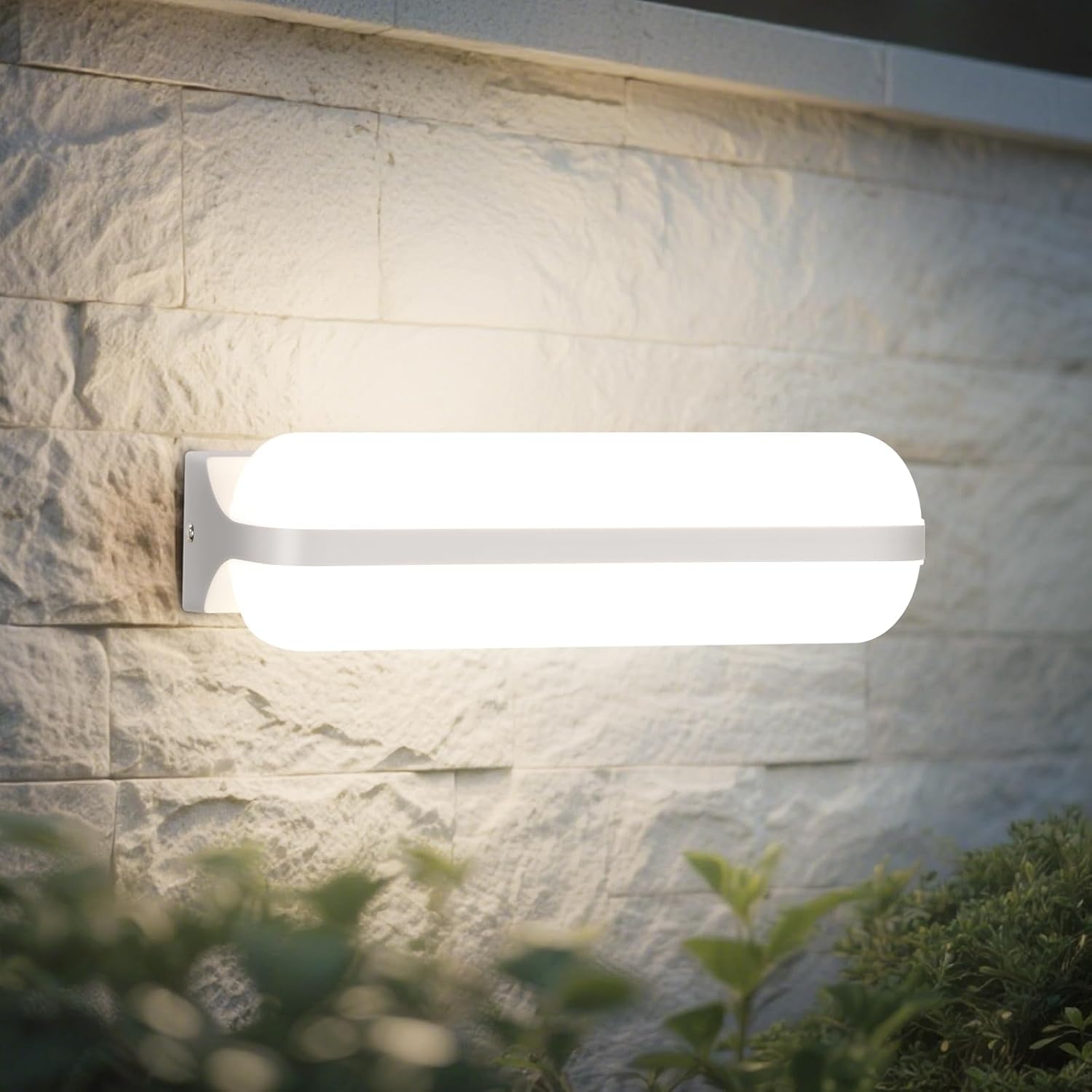 20-w-led-wandleuchte Für Den Innen- Und Außenbereich, Nach Oben Und Unten Gerichtet, 4000 K, Ip65 Wasserdichte Außenleuchte