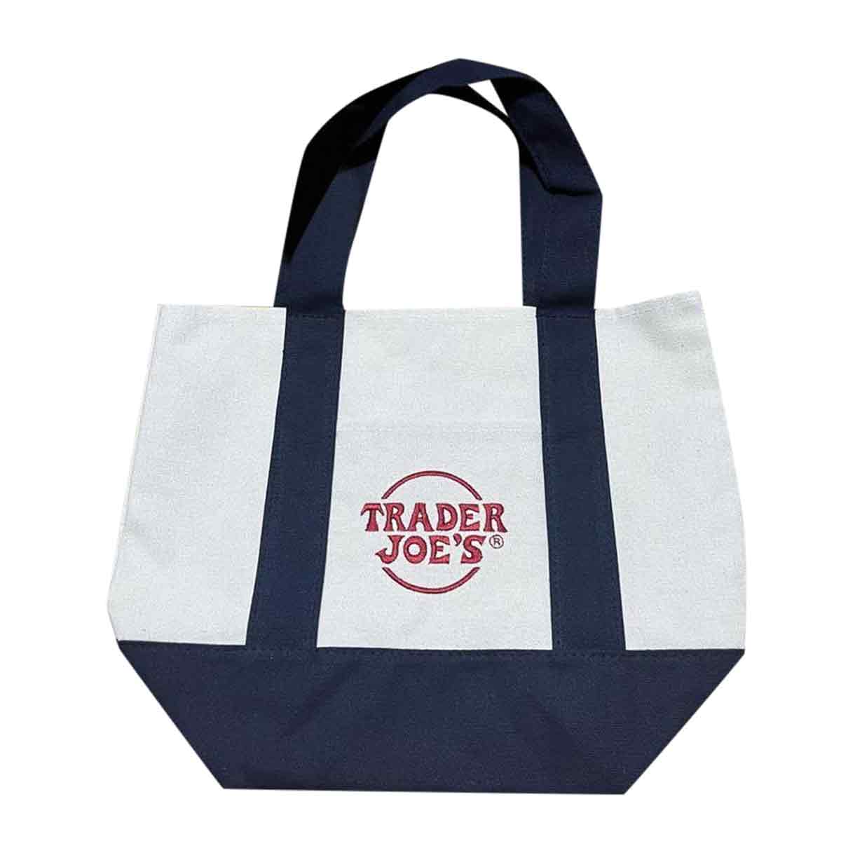 Trader Joe's Miniatur-tragetaschen Aus Pastellfarbenem Canvas, Limitierte Auflage 2025, 1 Stück