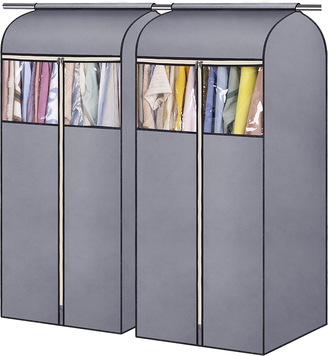 137 Cm (54 Zoll) Lange, Vollständig Verschlossene Kleidersäcke Zum Aufbewahren Im Kleiderschrank, Für Jacken, Mäntel,