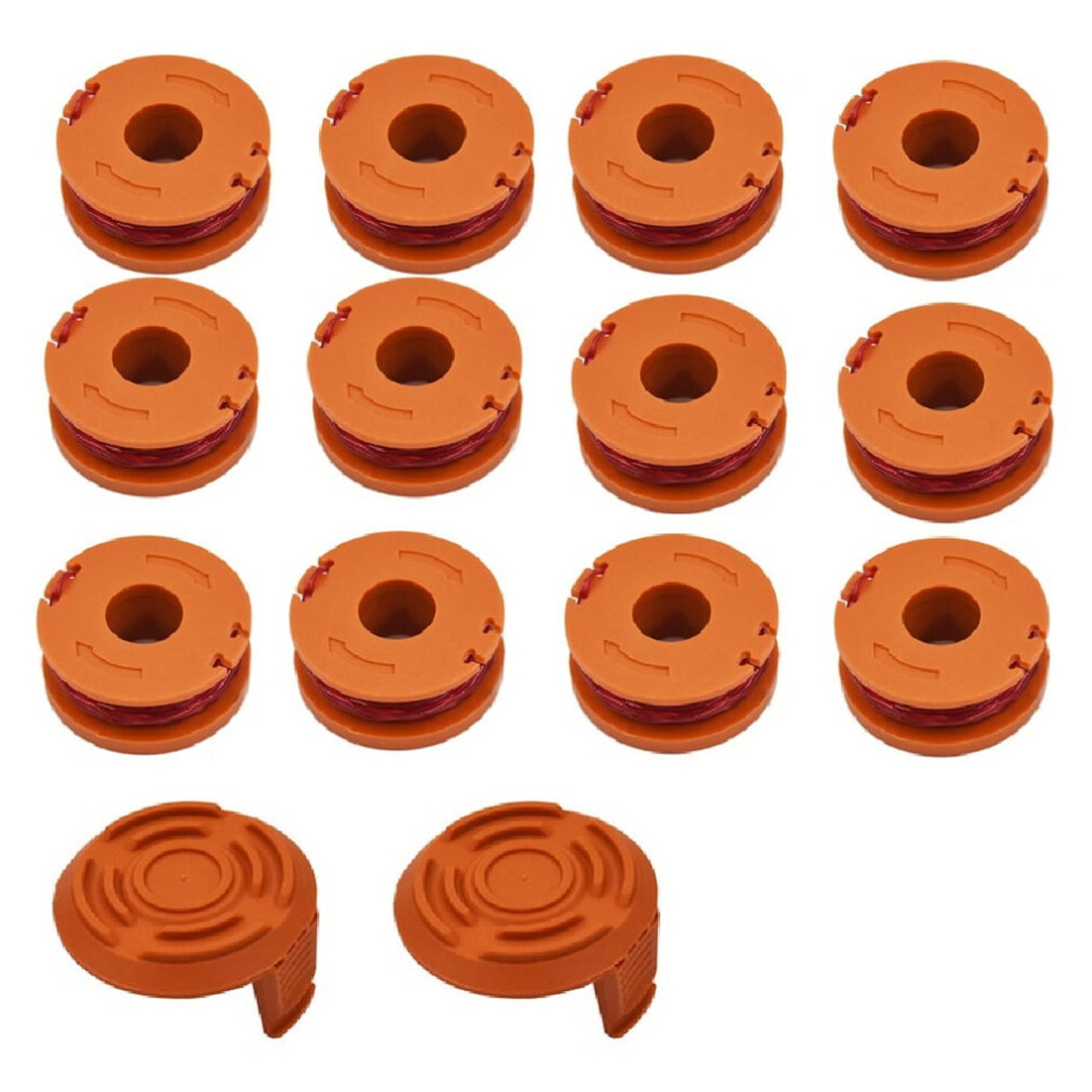 Ersatzspulen Wa0004 Für Worx Wa0010 Rasentrimmer, 12er-packung - Ersatzspulen Wa0004 Für Worx Wa0010 Rasentrimmer, 12er-packung
