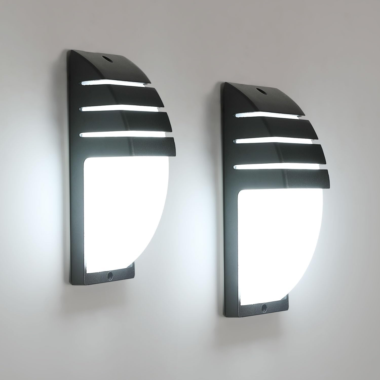 Led-wandleuchte 12w Ip65 Kaltweiß Aluminium Für Den Innen- Und Außenbereich