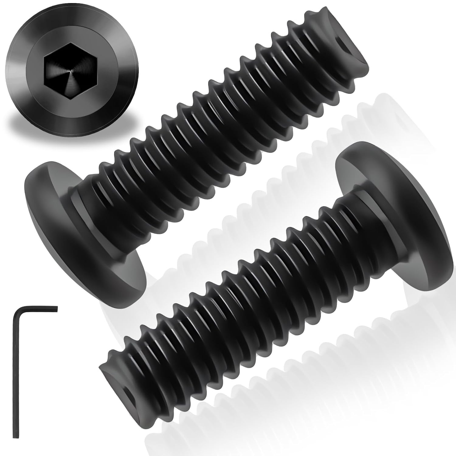 25 Flachrundkopf-möbelschrauben, M620 - 1 Stück - 25 Flachrundkopf-möbelschrauben, M620 - 1 Stück
