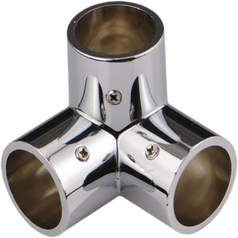 Stück – Verbinder Für Kleiderständer Aus 25 Mm Edelstahlrohr Und 25 Mm Rechtwinkligem T-verbinder (version