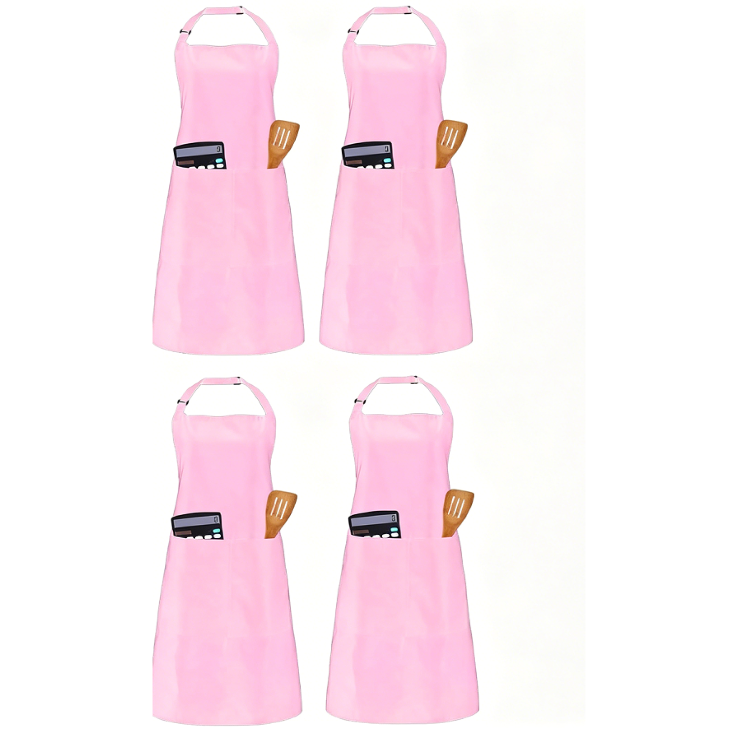 4-teilige Verstellbare Unisex-kochschürze - 4-teilige Verstellbare Unisex-kochschürze