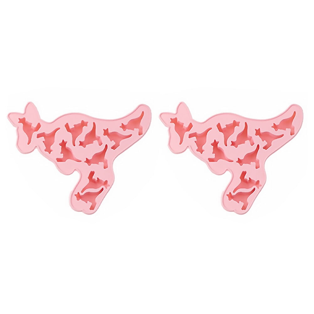 Set Mit 2 Känguruförmigen Backformen, Schokoladenformen, Papierbackförmchen, Silikonformen Für Ein Lustiges Kuchenblech