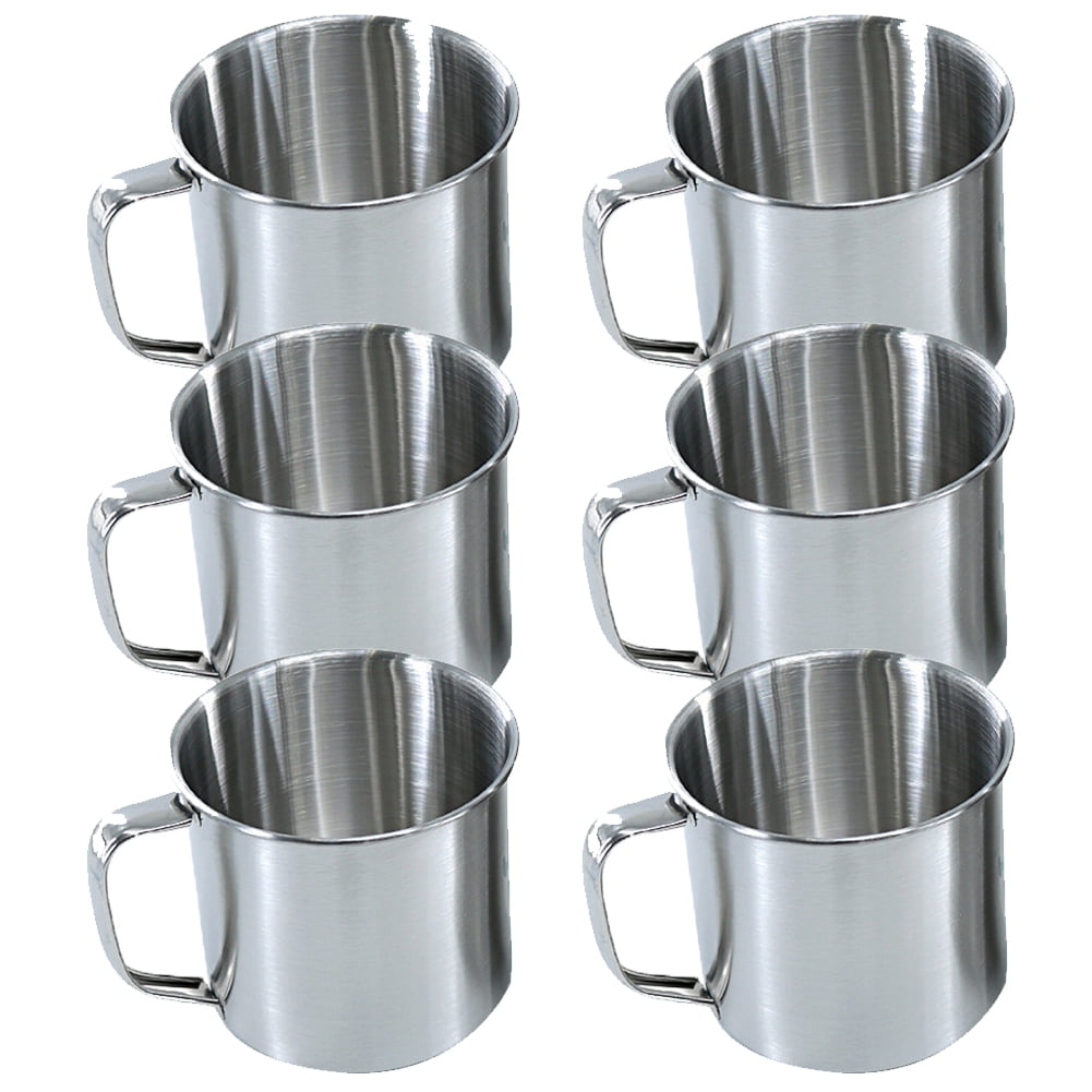 Leaveforme Edelstahl-kaffeetassen, 6,7 Cm (6er-set) - Leaveforme Edelstahl-kaffeetassen, 6,7 Cm (6er-set)