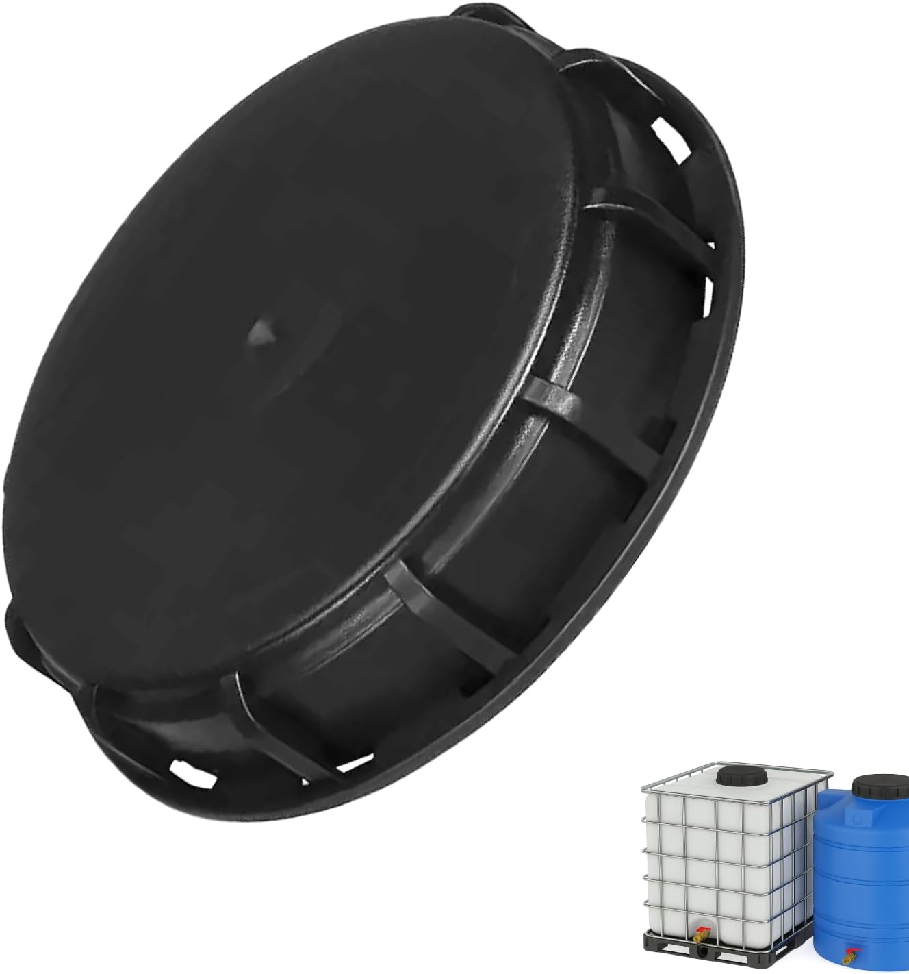 1000-liter-tankdeckel, Dn150, Hdpe-kunststoff, 163 Mm, Ibc-tank, Garten - 1000-liter-tankdeckel, Dn150, Hdpe-kunststoff, 163 Mm, Ibc-tank, Garten