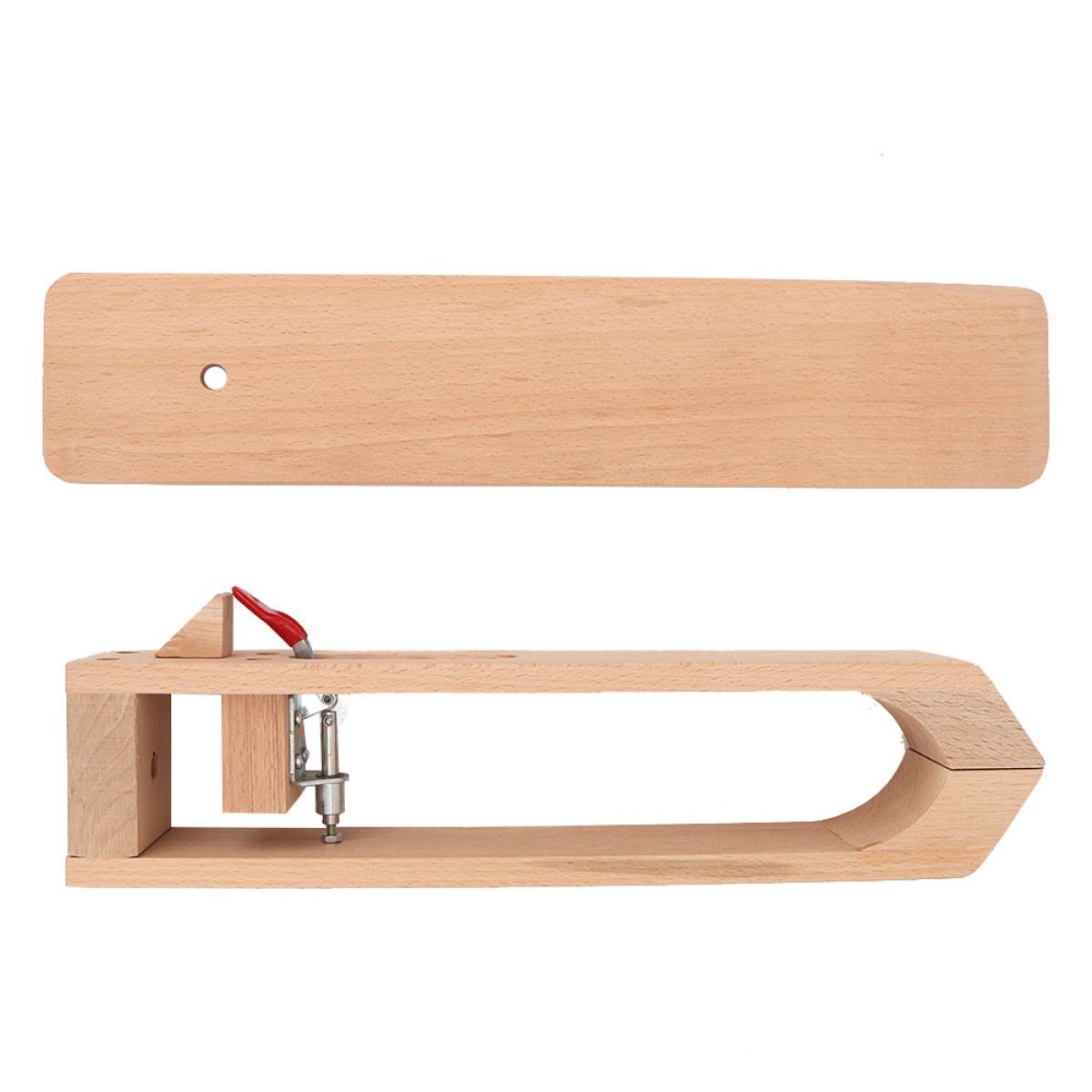 Tischstaffelei Aus Holz Und Leder Für Handnähwerkzeuge Aus Leder - Tischstaffelei Aus Holz Und Leder Für Handnähwerkzeuge Aus Leder