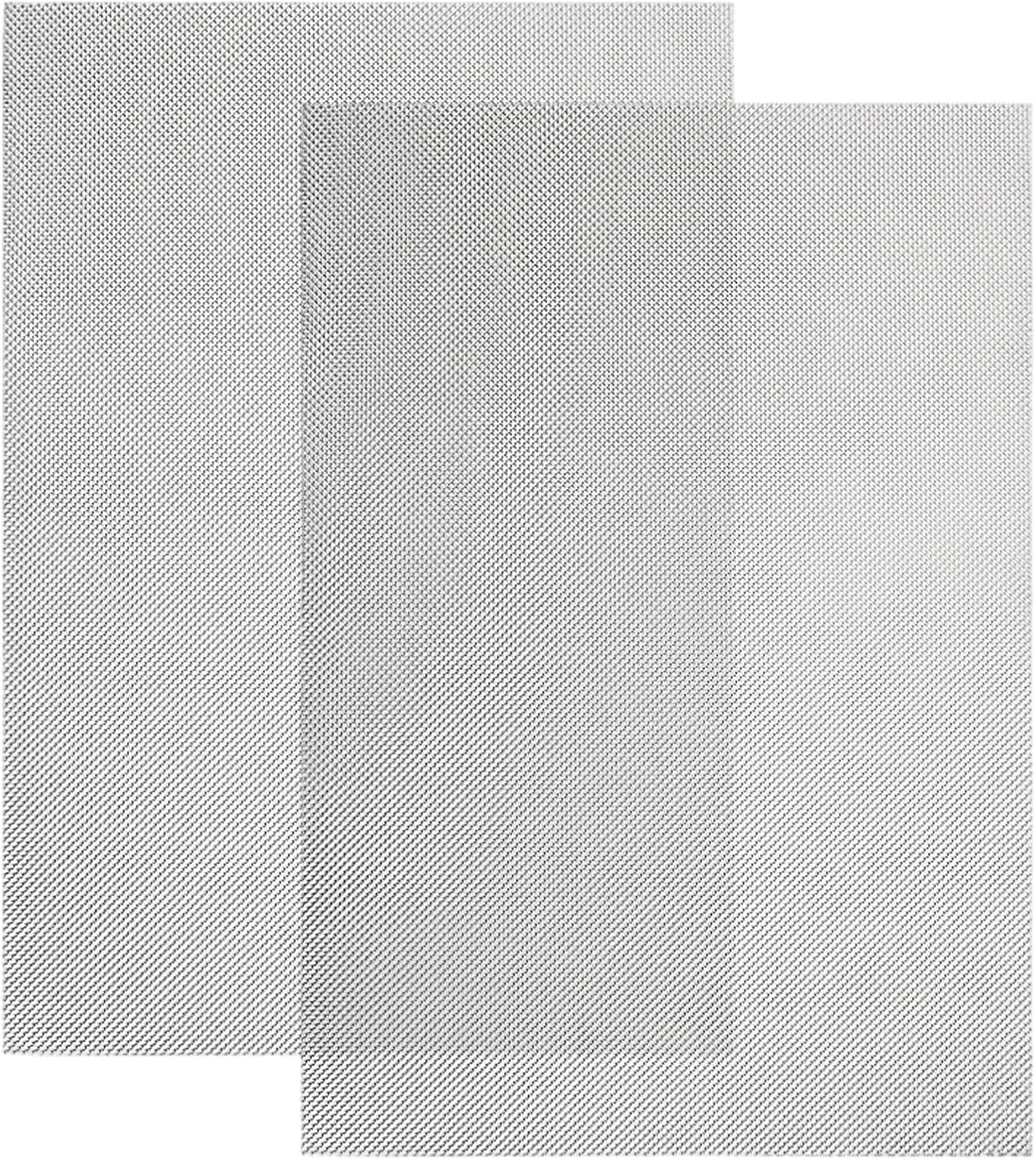 2 Stück Metallgewebe, Edelstahl 304, 1 Mm Maschenweite, Verschleißfest, Für Die Belüftung Von Gartenfenstern