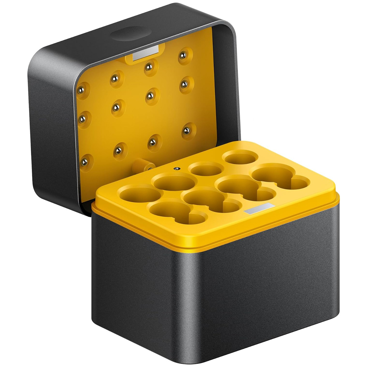 8-steckplatz-ladegerät, 3-in-1-lithium-akkuladegerät Für Wiederaufladbare Aa- Und Aaa-batterien, Usb-c-schnellladung