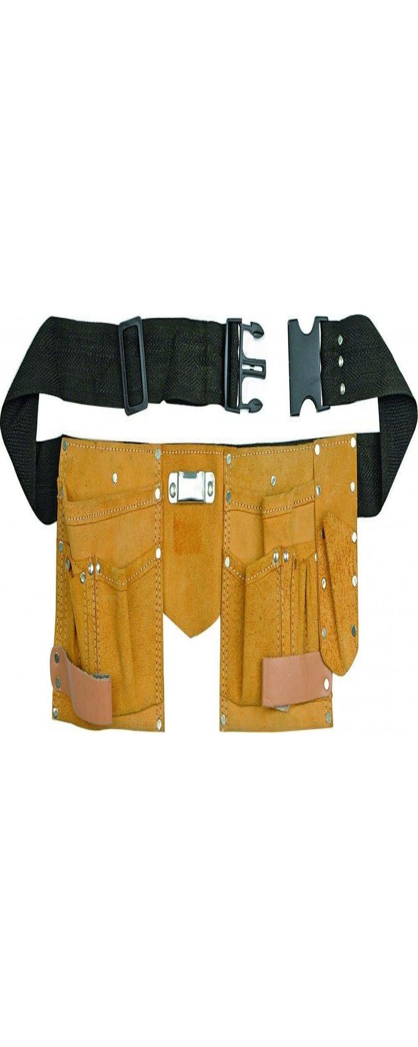 Diese Vielseitige, Verstellbare Werkzeugtasche Aus Leder Eignet Sich Perfekt Zur Aufbewahrung Von Werkstatt- Und Gartenwerkzeugen Sie Verfügt Über Eine Doppelte, Mehrlagige Tasche Und Misst 53 X 20 C
