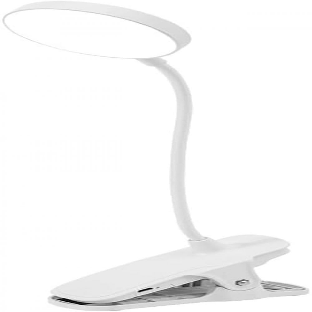 Kinder-cliplampe, Wiederaufladbare, Dimmbare Led-leselampe, 360° Flexibles Touch-nachtlicht, 2400 Mah