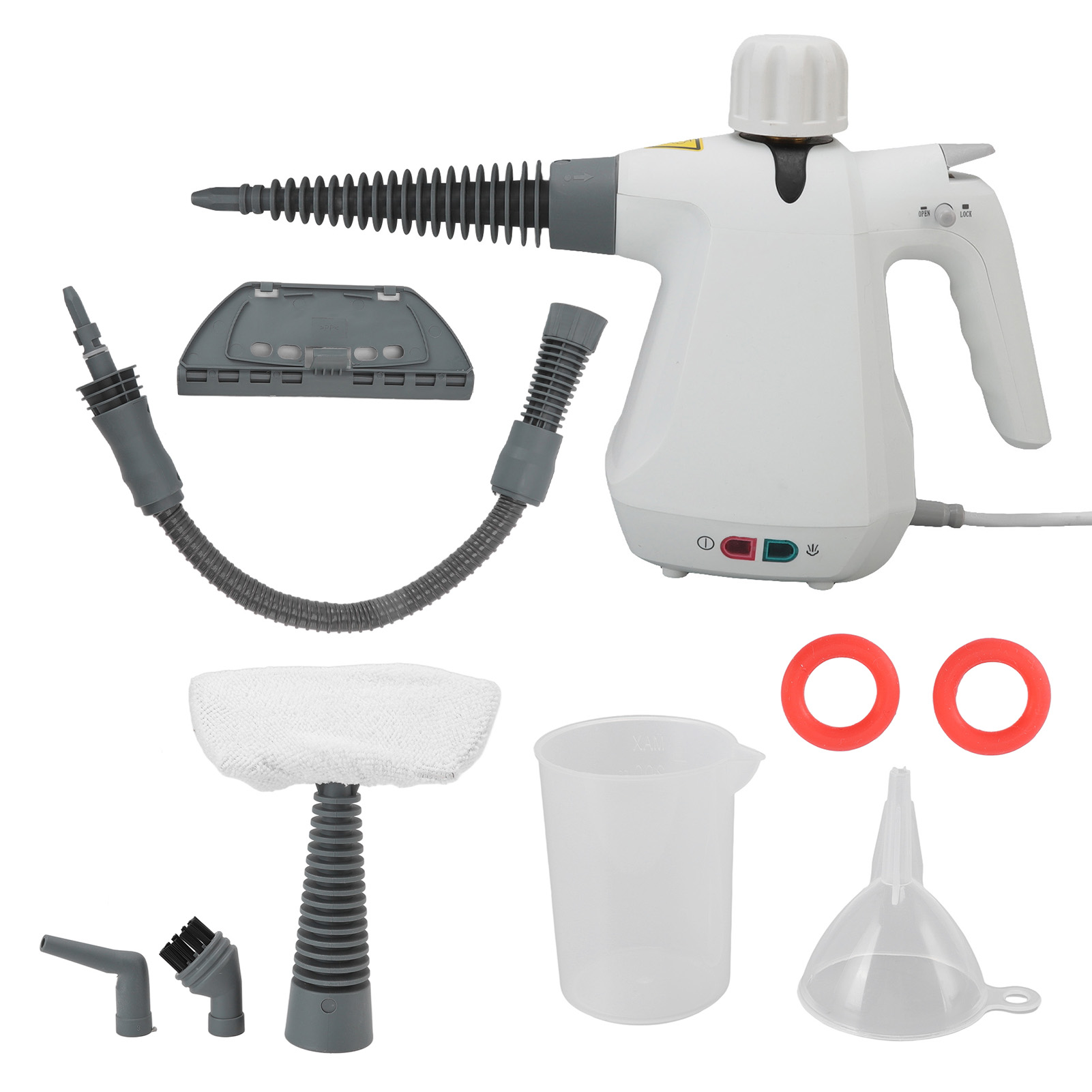 Tragbarer Elektrischer Dampfreiniger Mit Hoher Temperatur Und Hohem Druck, Kindersicherung, 220-v-eu-stecker, 1000 W