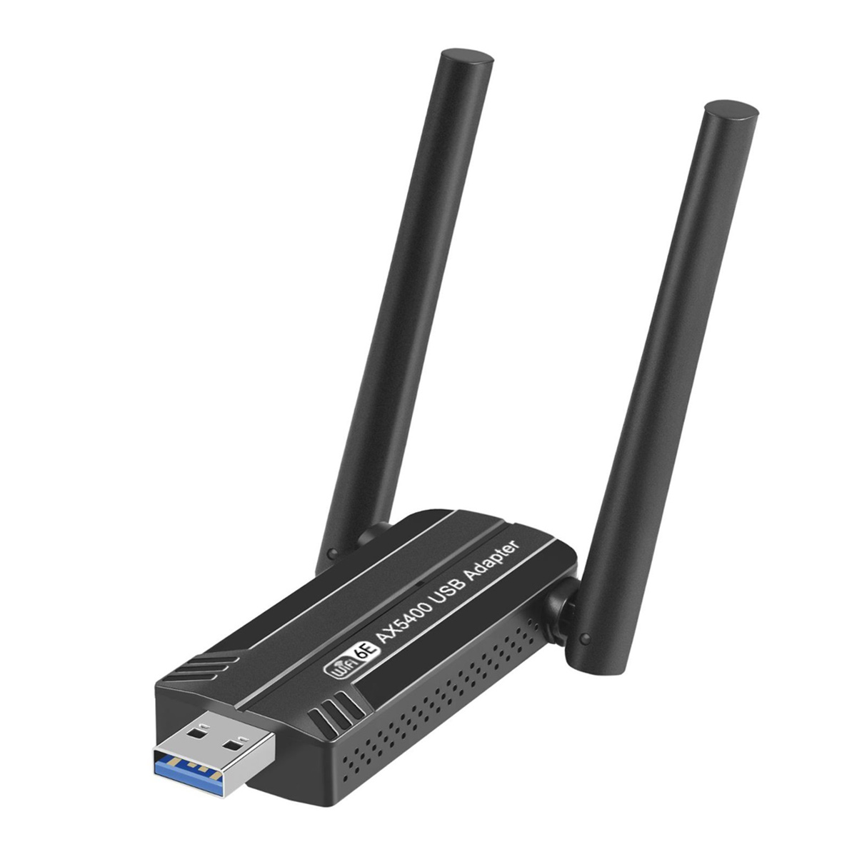 Leistungsstarker 6e Wlan-adapter Ax5400mbps, Usb 3.0 Tri-band Wlan-dongle 2,4g/5g/6ghz, Kompatibel Mit Windows 11/10/107