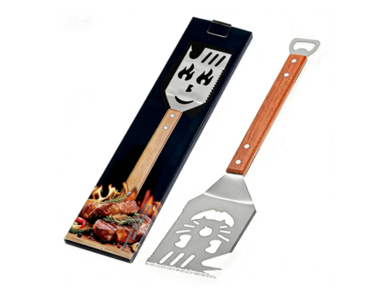 Grillbesteck – Grillspatel Mit Katzenmotiv (in Einer Geschenkbox) - Grillbesteck – Grillspatel Mit Katzenmotiv (in Einer Geschenkbox)