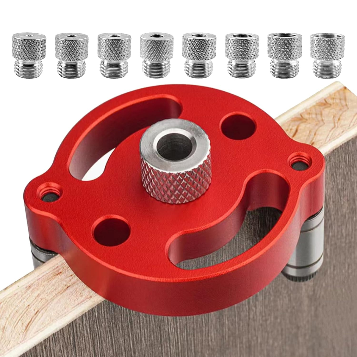 Dübelbohrlehre, Bohrschablonen-set 3/4/5/6/7/8/9/10/10 Mm, Holzbohrloch-positionierer, Holzbearbeitungswerkzeug
