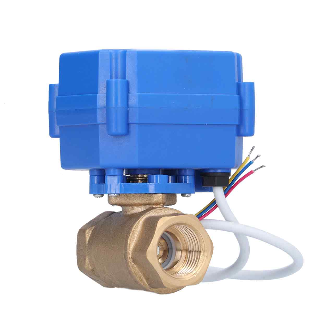 Miniatur-elektrokugelhahn Aus Messing, 3-adrig, 2 Steuermodi, Für Integrierte 12-v-gleichstrom-hydraulikgeräte