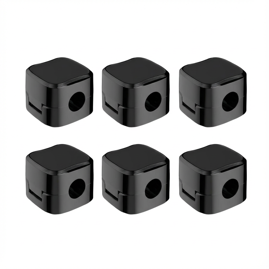 Magnetischer Kabelorganizer, 6er-pack Selbstklebende Ladekabelclips Für Den Nachttisch, Einfache Und Sichere Kabelführung