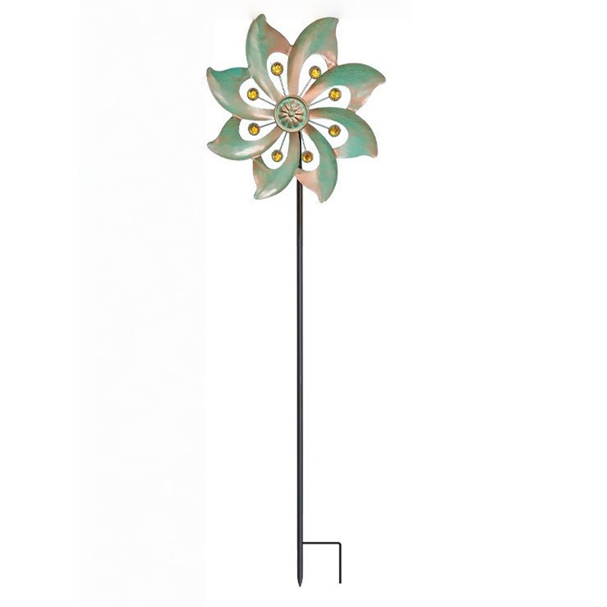 Kleine, Wasserdichte Metallwindmühle Für Garten Und Hof, 94 X 25,4 Cm (einzelflügel)
