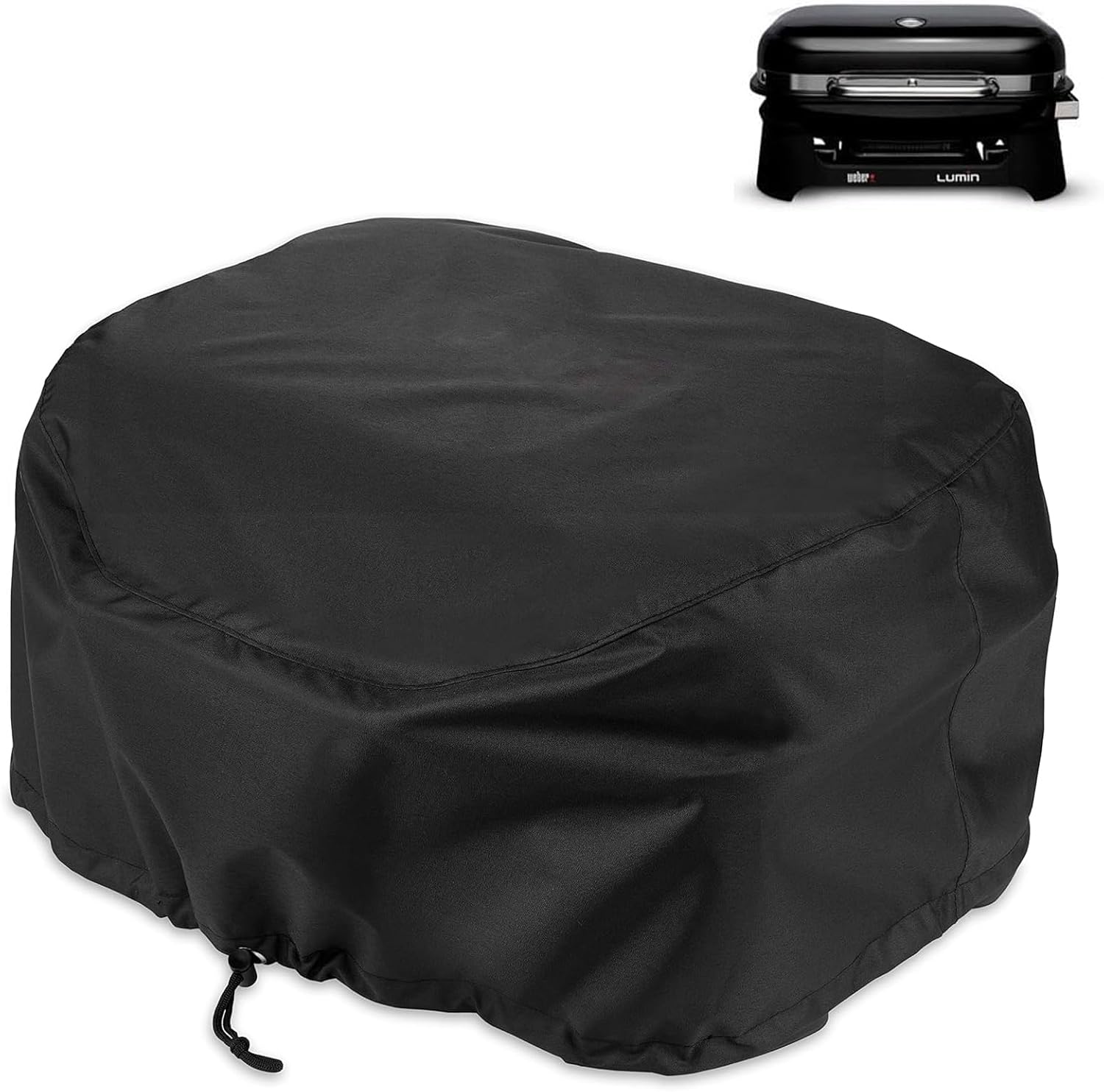 Schutzhülle Für Weber Lumin/compact Elektrogrill, 600d Gewebe, Robust, Wasserdicht, Uv-beständig, Ohne Ständer.