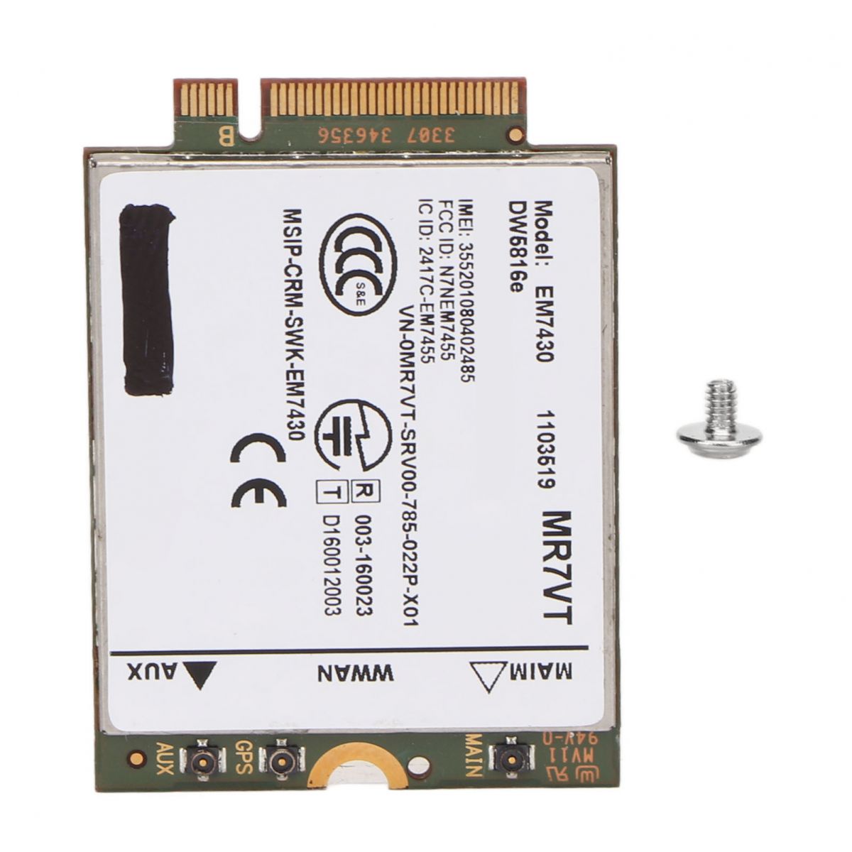 4g Lte Netzwerkkarte Für Dell Latitude 7280, 7285, 7290, 7389, 7390, 7480, 7490, E7470, 300 Mbit/s, Plug-and-play, M.2-netzwerkkarte
