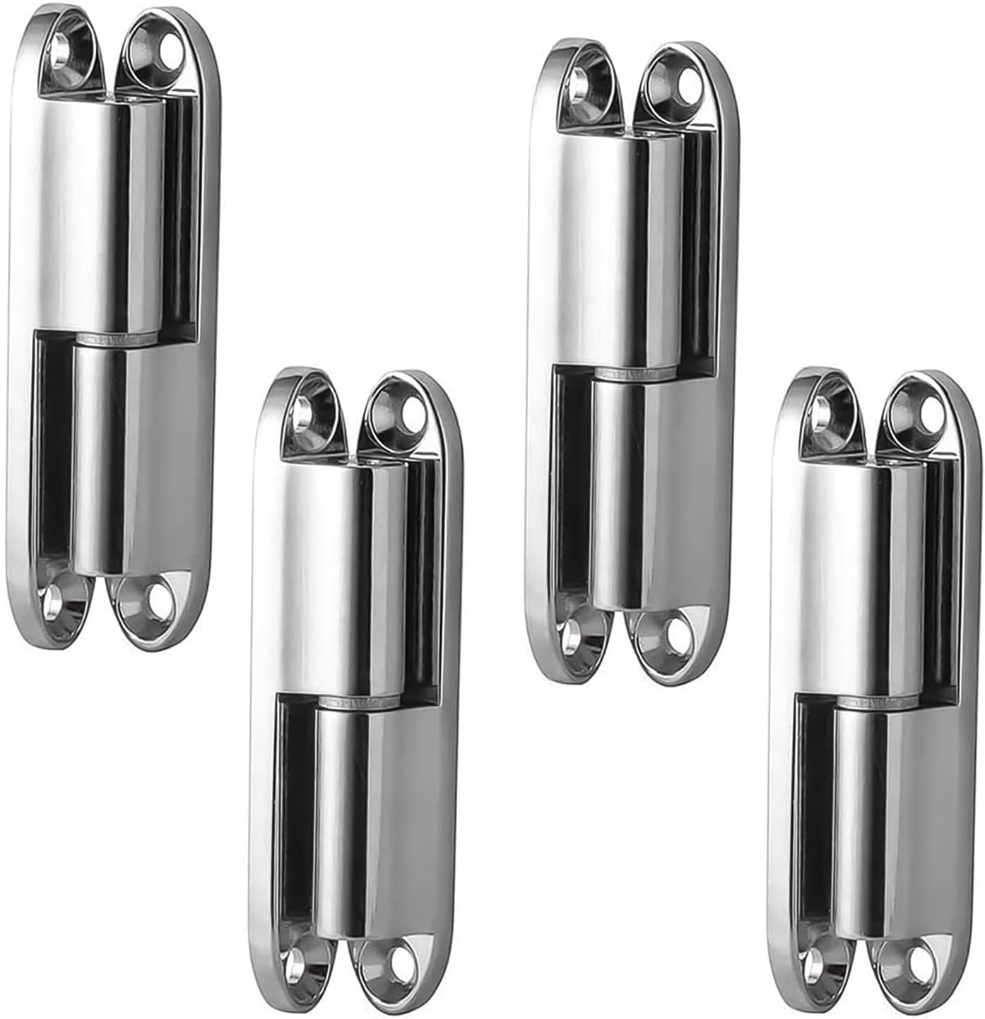 Türscharnierteile Aus Edelstahl, Kleine Möbelscharniere (6 Cm Lang), Universal-türscharniere, Mit Schrauben, Für