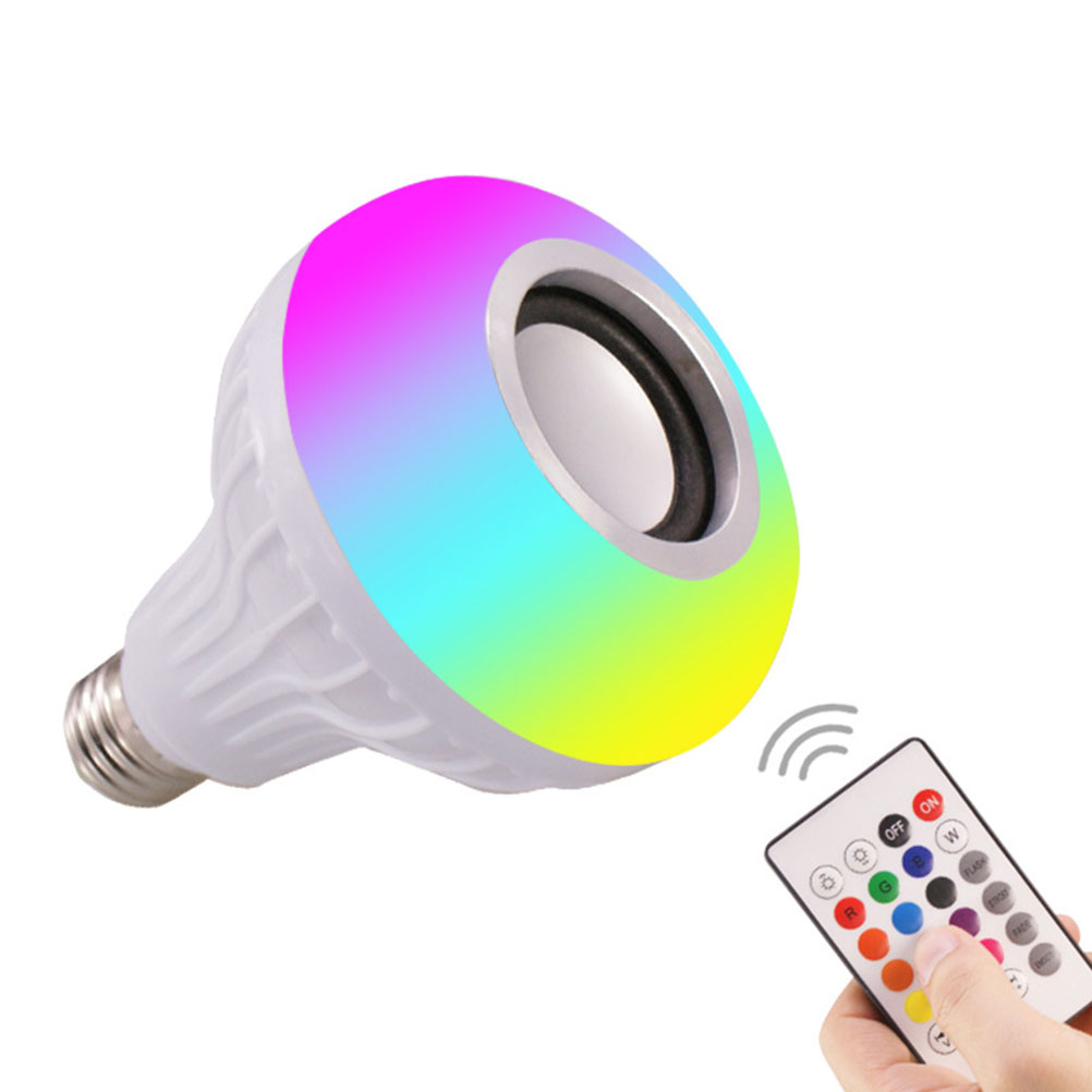 Led-glühbirne Mit Bluetooth-lautsprecher, 6 W Rgb-farbwechsellampe, Kabelloses Stereo-audio Mit Fernbedienung