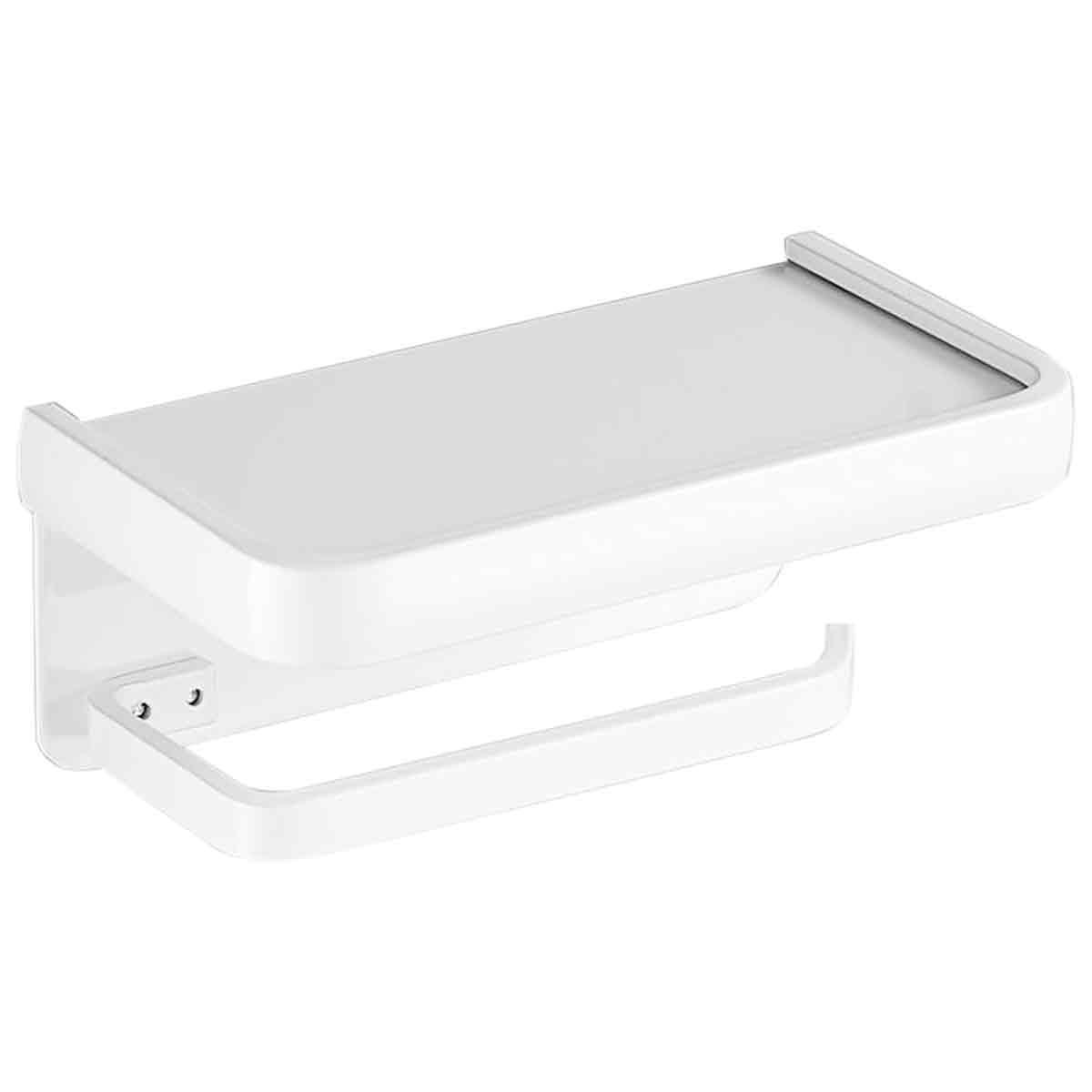 In 1 Toilettenpapierrolle Mit Ablage, Selbstklebender Toilettenpapierschublade Und Wandbild Fürs Badezimmer