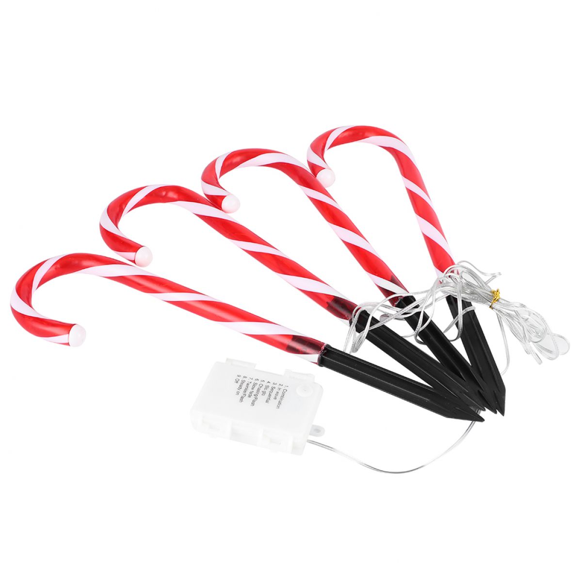 Led-lichterstab Für Erdspieße, Weihnachtsdekoration Für Garten, Gehweg Oder Terrasse