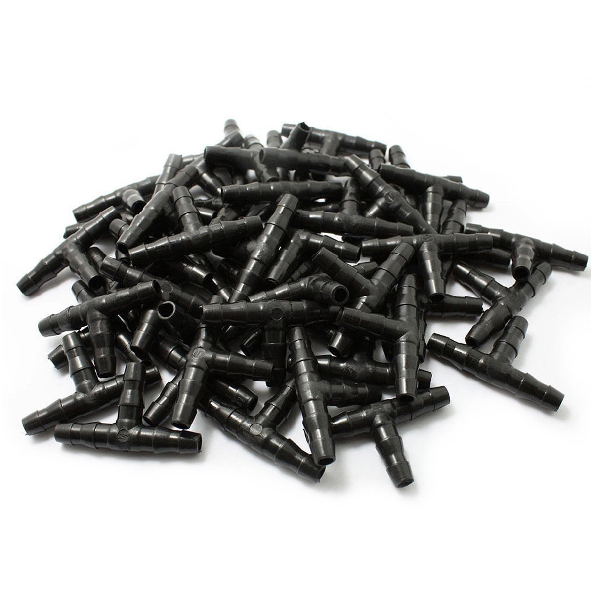 100 Stück Schlauchverbinder Für Tropfbewässerung, 4/7 Mm Universal-schlauch-t-stück, Geeignet Für Gartenbewässerungssysteme