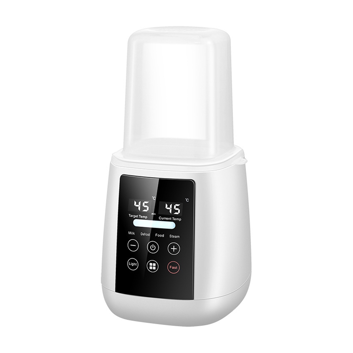 Flaschenwärmer, Schnellmilchwärmer, Auftaufunktion, Speisenwärmer, Sterilisator, Lcd-bildschirm, Timer, Temperaturregelung