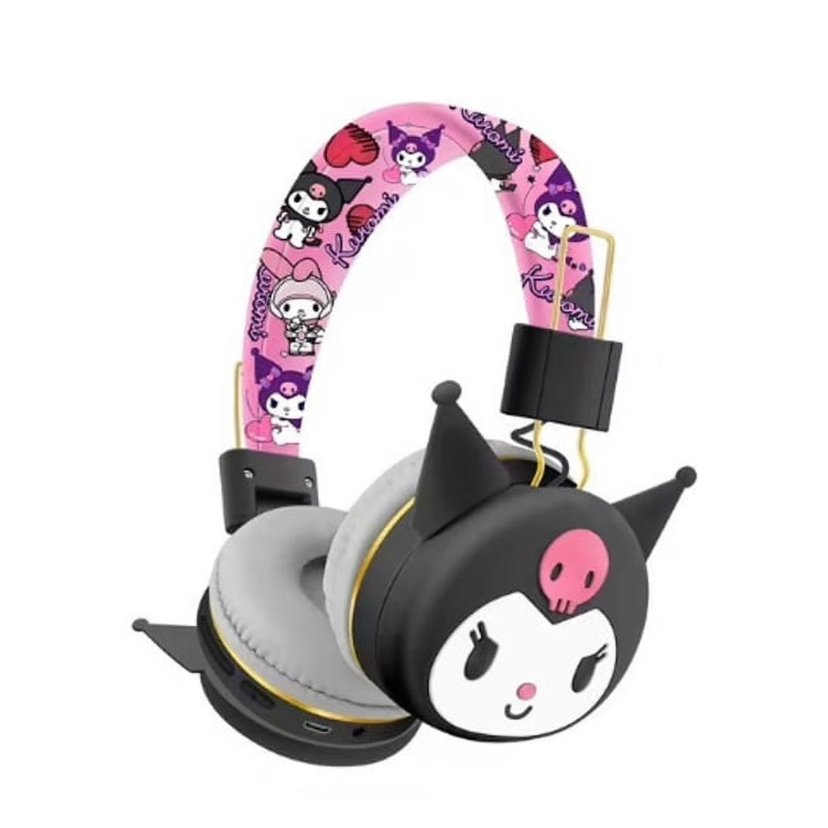 Niedliche Kabellose Kopfhörer Im Japanischen Cartoon-stil, Hifi-klang, Mit Mikrofon, Faltbares Over-ear-design, Geschenk Für Kinder