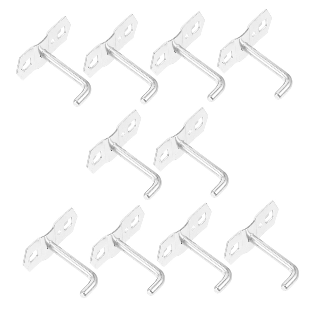 10 Metall-hängekarten – Stahl-lochwandhaken, Aufbewahrungsmöglichkeiten - 10 Metall-hängekarten – Stahl-lochwandhaken, Aufbewahrungsmöglichkeiten