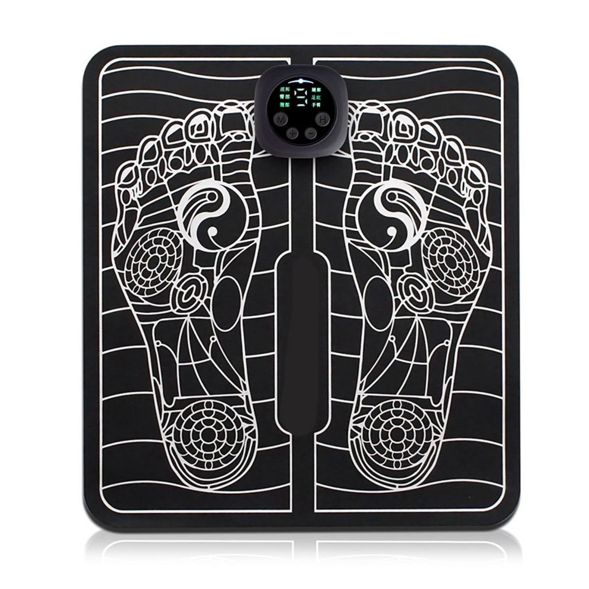 Intelligentes Ems-fußmassagegerät Mit Puls- Und Akupunkturmassagepad, Usb-aufladbar.