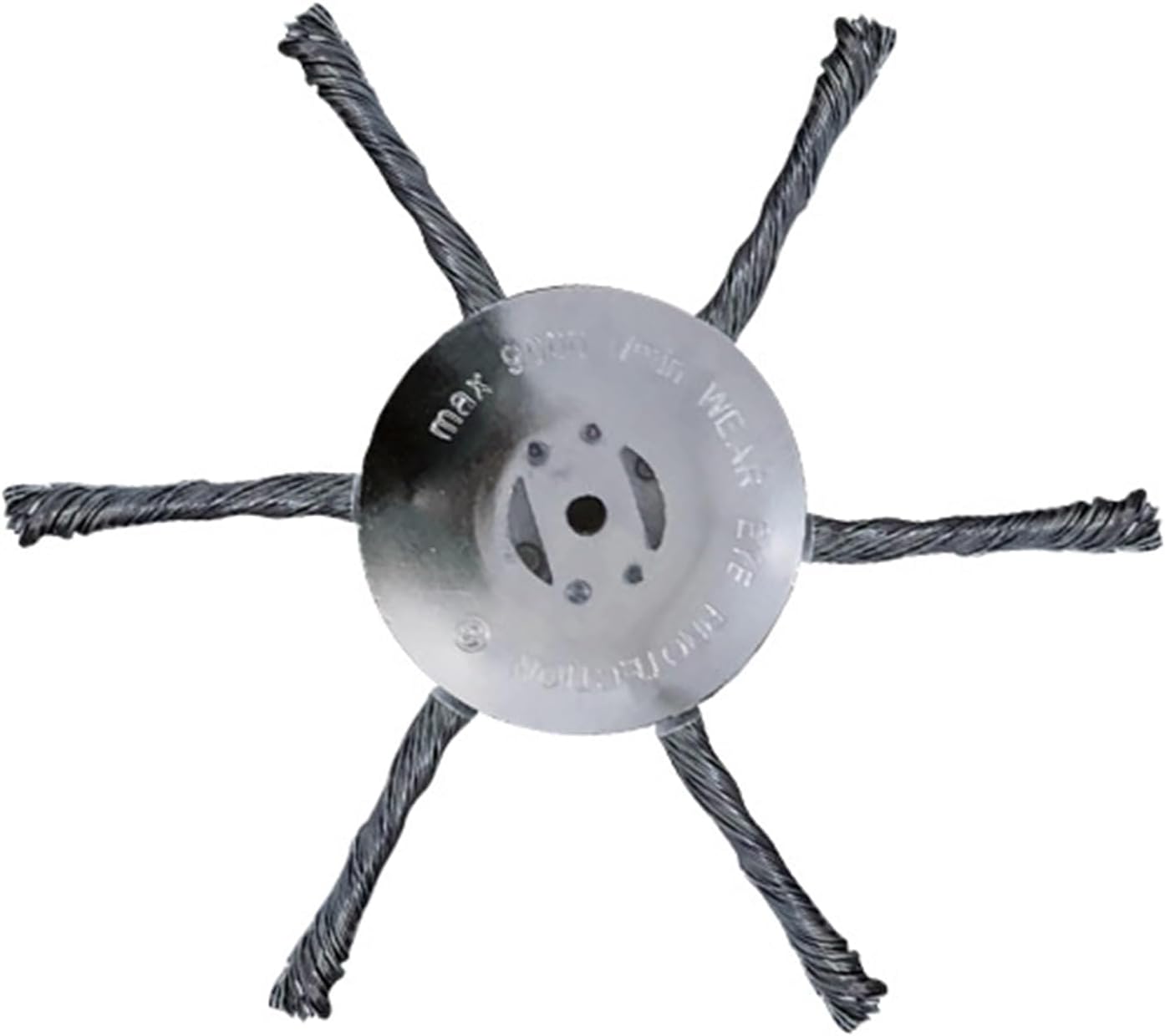 Universeller 15 Cm (6 Zoll) Stahldraht-trimmerkopf Für Kantenschneider, Ersatzklinge Für Rasentrimmer, Unkrautschneider Aus Metall