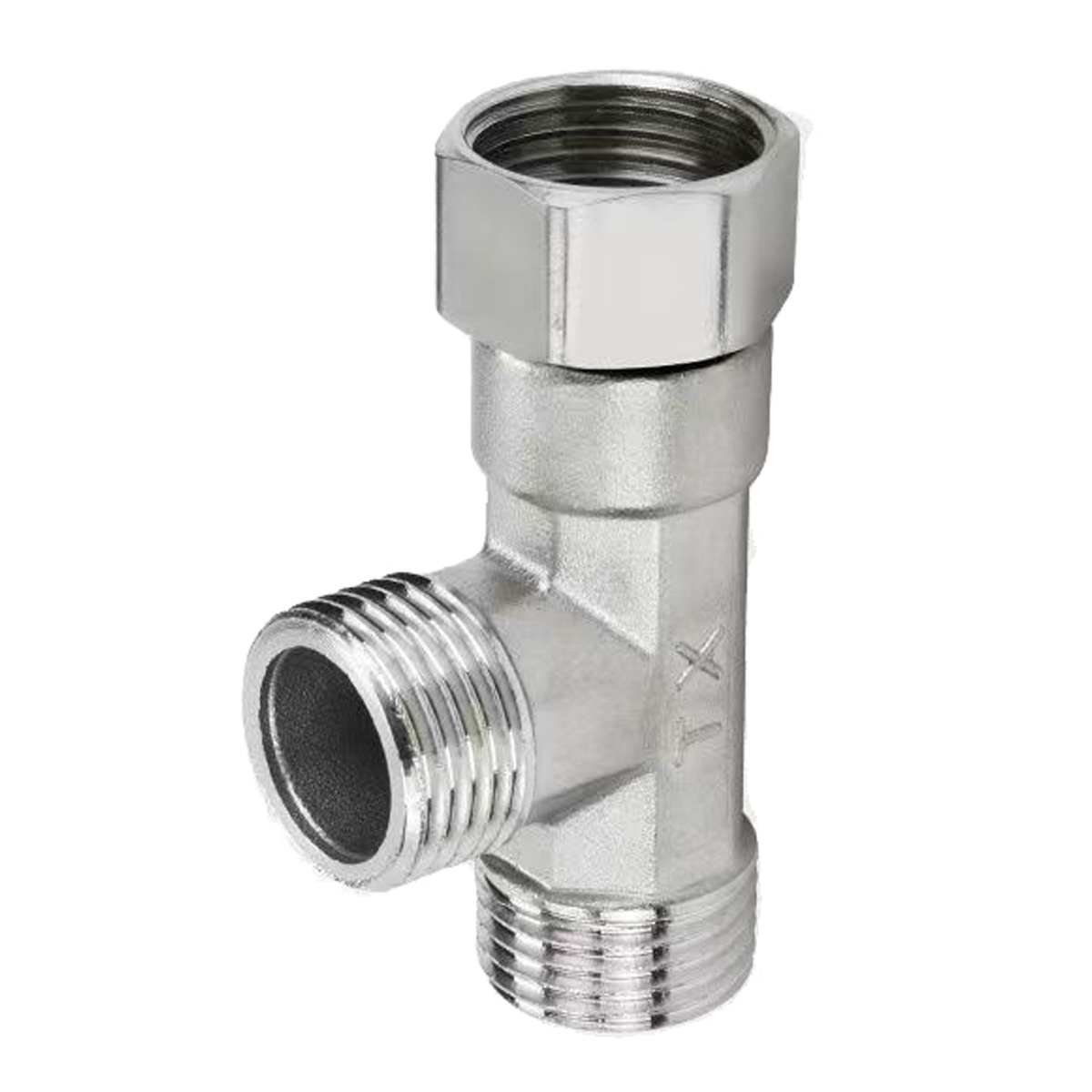 T-stück Für Spülbecken- Und Waschbeckenarmaturen, 3/8 Zoll, Chrom - T-stück Für Spülbecken- Und Waschbeckenarmaturen, 3/8 Zoll, Chrom