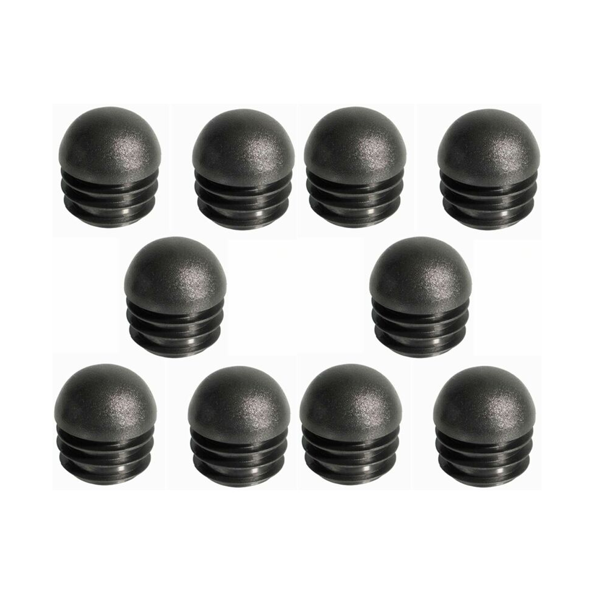 10x 30mm Runde Kunststoffrohr-endkappen Mit Lamellen, Möbel- Und Stuhlgleiter