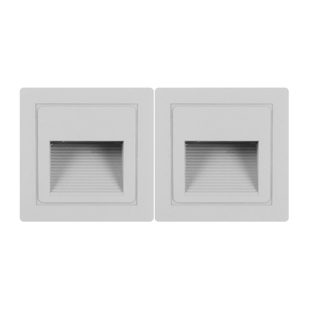 Set Mit 2 Wasserdichten Treppenleuchten, Wandleuchten, Stufenleuchten, Led-treppenleuchten, Schlafzimmerbeleuchtung, Außenbeleuchtung